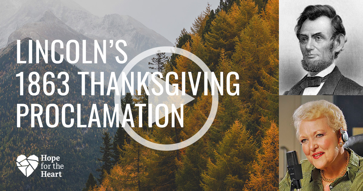 Read more about the article Lincoln’s 1863 Thanksgiving Proclamation