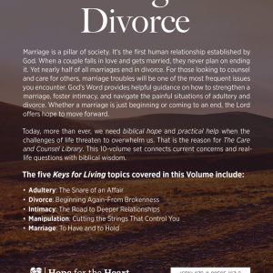 The Care & Counsel Library – Vol. 8 Marriage & Divorce